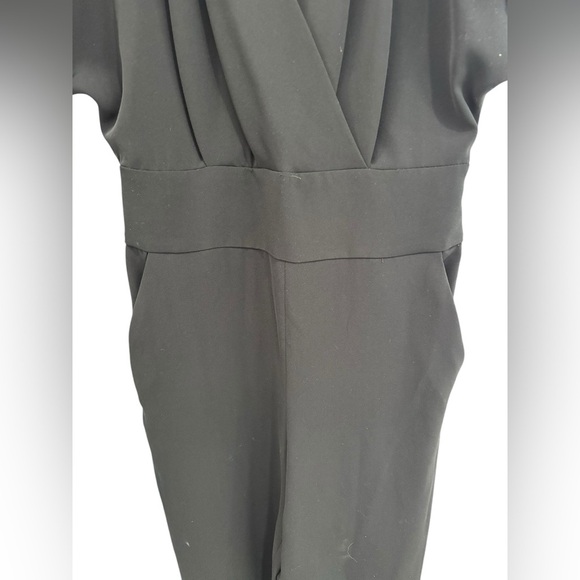 ZARA WOMAN BLACK LONG JUMPSUIT WITH BEADED SHOULDER STRIPE 8209/733/529 Small - Picture 10 of 15